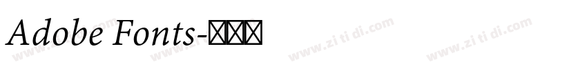 Adobe Fonts字体转换